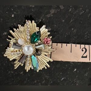 New Kenneth Lane art deco brooch pin